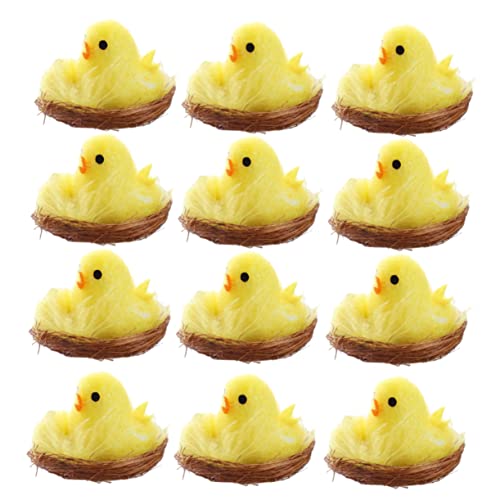 Toyvian 12stücke Teiliges Ostern Küken Figuren Deko Süße Hühner Ornamente Für Frühlingsdekoration Tischdeko Und Partyzubehör Hochwertige Und Langlebige Materialien Toyvian 12stücke Teiliges Ostern Küken Figuren Deko Süße Hühner Ornamente Für Frühlingsdekoration Tischdeko Und Partyzubehör Hochwertige Und Langlebige Materialien von Toyvian