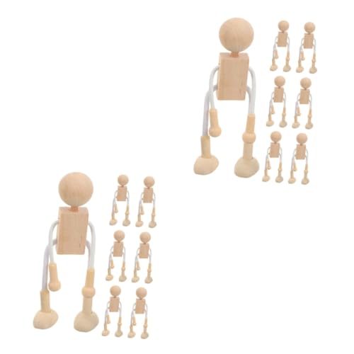 Toyvian 14 Stück Holz Cartoon Spielzeug Holzverzierungen Holzspielzeug Kleine DIY Cartoon Puppen Unvollendete Holzpuppen Spielzeug Holzfiguren Modellspielzeug Holz DIY Puppen Toyvian 14 Stück Holz Cartoon Spielzeug Holzverzierungen Holzspielzeug Kleine DIY Cartoon Puppen Unvollendete Holzpuppen Spielzeug Holzfiguren Modellspielzeug Holz DIY Puppen von Toyvian