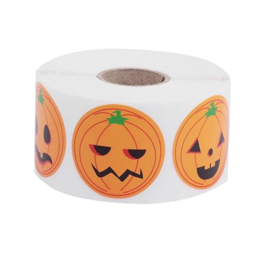 Toyvian 1rolle Halloween Kürbis Aufkleber Grimace Sticker Kreative Deko Für Halloween-Partys Für Notizbücher Wände -projekte Toyvian 1rolle Halloween Kürbis Aufkleber Grimace Sticker Kreative Deko Für Halloween-Partys Für Notizbücher Wände -projekte von Toyvian