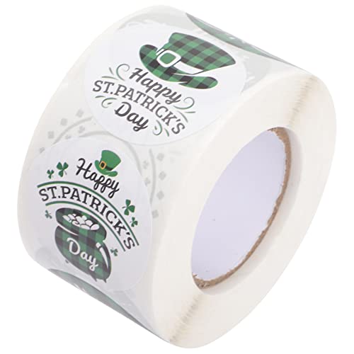 Toyvian 1rolle Patrick's Day Aufkleber Runde Selbstklebende Sticker Für Geschenktüten Einladungen Und Verpackungen Für Feierliche Dekoration Und Persönliche Botschaften Toyvian 1rolle Patrick's Day Aufkleber Runde Selbstklebende Sticker Für Geschenktüten Einladungen Und Verpackungen Für Feierliche Dekoration Und Persönliche Botschaften von Toyvian