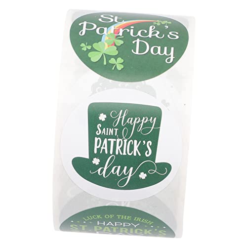 Toyvian 1rolle Patrick's Day Aufkleber Selbstklebende Etiketten Für Partydekoration Und Verpackung Praktische Kleeblatt Sealing Sticker Für Und Feiern Toyvian 1rolle Patrick's Day Aufkleber Selbstklebende Etiketten Für Partydekoration Und Verpackung Praktische Kleeblatt Sealing Sticker Für Und Feiern von Toyvian