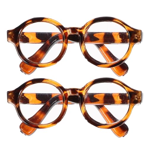 Toyvian 2 Paar Puppenbrillen Zubehör Kreative Puppe Sonnenbrille mit Leopardenmuster Design für BJD Puppen Auffällige Brillen für Puppen Dress Up Toyvian 2 Paar Puppenbrillen Zubehör Kreative Puppe Sonnenbrille mit Leopardenmuster Design für BJD Puppen Auffällige Brillen für Puppen Dress Up von Toyvian
