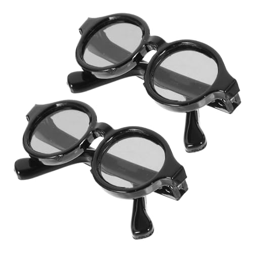 Toyvian 2 Paare Puppe Mini-Brille Brille Für Puppe Kleinkinder Puppenbrillen Gläser Kleine Brille Kostümzubehör Für Minipuppen Ankleiden Puppen-mini-brillengestell Plastik Black Toyvian 2 Paare Puppe Mini-Brille Brille Für Puppe Kleinkinder Puppenbrillen Gläser Kleine Brille Kostümzubehör Für Minipuppen Ankleiden Puppen-mini-brillengestell Plastik Black von Toyvian