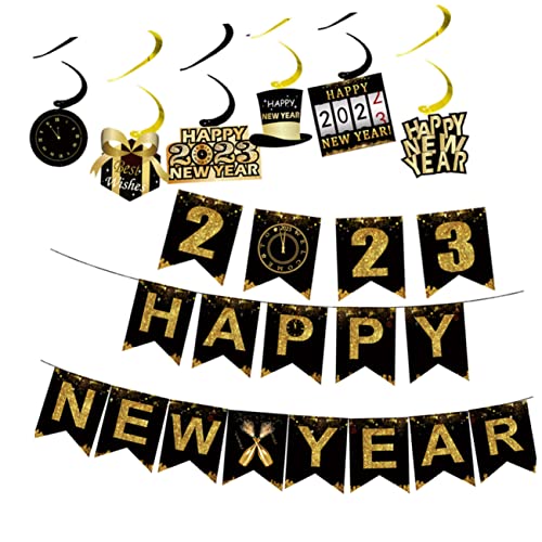 Toyvian 2 Sätze 2023 Frohes Neues Banner Tag Ballongirlande Fiesta Lametta Mond- Abschlussball Parteibanner Für 2023 Banner-girlande Hausbedarf Neujahrsbanner 2023 Sport Black Toyvian 2 Sätze 2023 Frohes Neues Banner Tag Ballongirlande Fiesta Lametta Mond- Abschlussball Parteibanner Für 2023 Banner-girlande Hausbedarf Neujahrsbanner 2023 Sport Black von Toyvian
