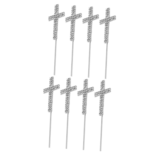 Toyvian 2 Sätze Kucheneinsatz Kreuz-cupcake-picks Kreuz Dekorationen Kreuzdekor Party Decoration Party Dekoration Torteneinsatz Ornamente Kucheneinlagen Strasssteine Silver 4 Stück * 2 Toyvian 2 Sätze Kucheneinsatz Kreuz-cupcake-picks Kreuz Dekorationen Kreuzdekor Party Decoration Party Dekoration Torteneinsatz Ornamente Kucheneinlagen Strasssteine Silver 4 Stück * 2 von Toyvian