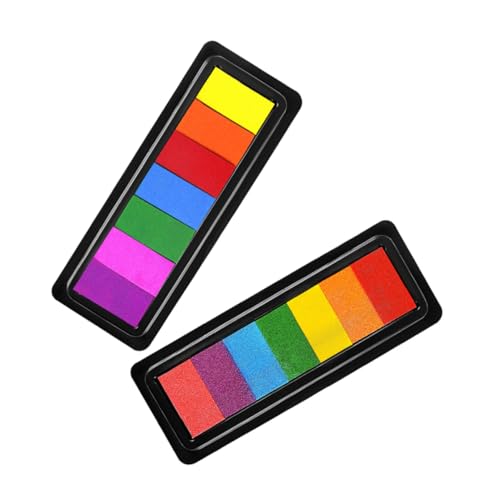 Toyvian 2 Stück Abwaschbare Stempelkissen für Fingerfarben und Scrapbooking Sicher und Ungiftig für DIY Projekte und Kreative Bastelarbeiten Farben pro Box Toyvian 2 Stück Abwaschbare Stempelkissen für Fingerfarben und Scrapbooking Sicher und Ungiftig für DIY Projekte und Kreative Bastelarbeiten Farben pro Box von Toyvian