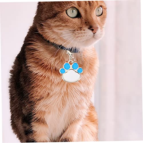 Toyvian 2 Stück Haustier Id Robuste Hundemarke und Katzenanhänger Blanko Metallanhänger zum Individuellen Bedrucken Glatte Oberfläche Vielseitig als Namensschild und Dekoration Geeignet von Toyvian