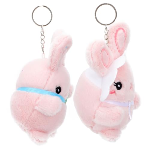Toyvian 2 Stück Kaninchen-plüsch-Puppe Rucksack DIY Puppe Anhänger Dekorative Osterhasenpuppe Schlüsselanhänger Selber Machen Tierpuppe DIY Tieranhänger Kurzer Plüsch Rosa Toyvian 2 Stück Kaninchen-plüsch-Puppe Rucksack DIY Puppe Anhänger Dekorative Osterhasenpuppe Schlüsselanhänger Selber Machen Tierpuppe DIY Tieranhänger Kurzer Plüsch Rosa von Toyvian