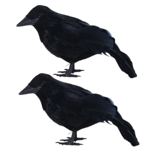 Toyvian 2 Stück Realistische Krähen Deko mit Federn Halloween Spuk-Dekoration für Haus Party Karneval April Fool Tag Gruselige Raben aus Kunststoff und Robust Langlebig Toyvian 2 Stück Realistische Krähen Deko mit Federn Halloween Spuk-Dekoration für Haus Party Karneval April Fool Tag Gruselige Raben aus Kunststoff und Robust Langlebig von Toyvian