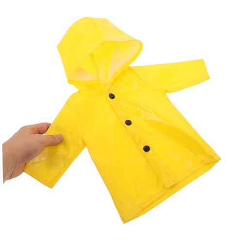 Toyvian 2 Stück Teiliges Wasserdichter Gelber Regenmantel für Puppen Niedliche Kapuzenjacke Einfach Anzuziehen Schützende Kleidung für Rollenspiele und Motorische Fähigkeiten Toyvian 2 Stück Teiliges Wasserdichter Gelber Regenmantel für Puppen Niedliche Kapuzenjacke Einfach Anzuziehen Schützende Kleidung für Rollenspiele und Motorische Fähigkeiten von Toyvian