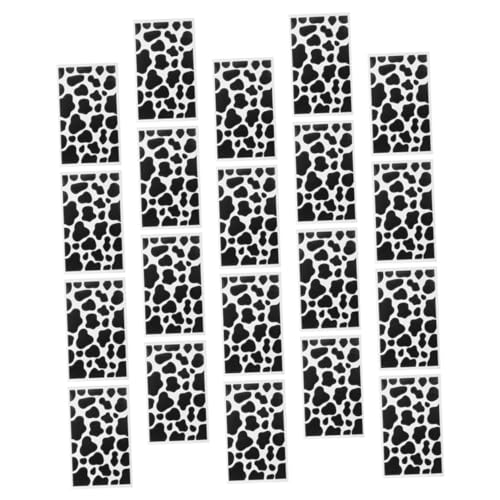 Toyvian 20 Blatt Wasserflaschen-sammelalbum-DIY-Aufkleber, DIY-Scrapbooking-Aufkleber, Notizbuch-Aufkleber, Selbstklebende Kuh-abziehbilder von Toyvian