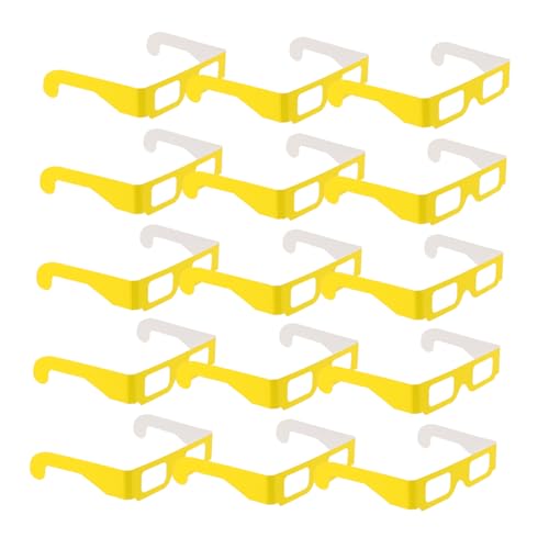 Toyvian 20 Paar Brillen Leuchtbrillen Herz Sonnenbrillen Herzbrillen LED Brillen Herzförmige Neonbrillen Für Glow Party Beugungsbrille Rave Gelbes Papier Toyvian 20 Paar Brillen Leuchtbrillen Herz Sonnenbrillen Herzbrillen LED Brillen Herzförmige Neonbrillen Für Glow Party Beugungsbrille Rave Gelbes Papier von Toyvian