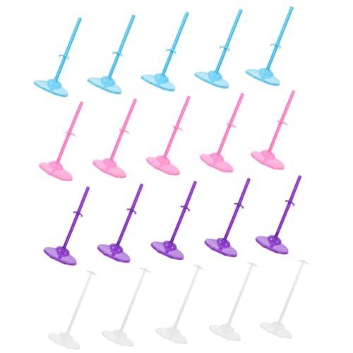 Toyvian 20 Stück Anziehpuppenzubehör Hebestützrahmen Befestigungsclip Puppenhalter-Organizer Rahmengestell für Puppenhalter doll Accessories Puppenständer für Figuren Figurenständer Toyvian 20 Stück Anziehpuppenzubehör Hebestützrahmen Befestigungsclip Puppenhalter-Organizer Rahmengestell für Puppenhalter doll Accessories Puppenständer für Figuren Figurenständer von Toyvian