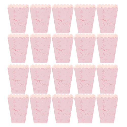 Toyvian 20 Stück Popcorn-Leckerli-Boxen: Rosa Popcorn-Boxen Behälter Süßigkeitenhalter für Geburtstagsfeiern, Abschlussfeiern, Hochzeiten, Karneval, Filmabende Toyvian 20 Stück Popcorn-Leckerli-Boxen: Rosa Popcorn-Boxen Behälter Süßigkeitenhalter für Geburtstagsfeiern, Abschlussfeiern, Hochzeiten, Karneval, Filmabende von Toyvian
