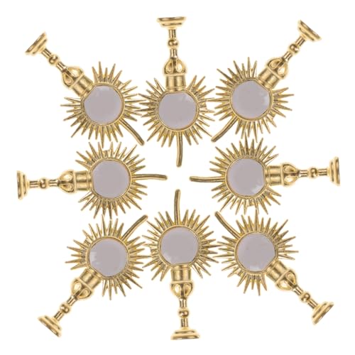 Toyvian 20 Stück Religiöse Parteizubehör Party Religiöse Ornamente Heilig Dekorationen Erste Bibel-kuchen-deckel Religiöser Weihnachtsschmuck Legierung Golden von Toyvian