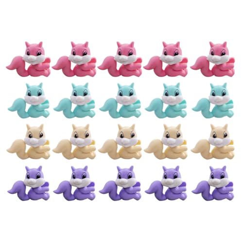Toyvian 20 Stück Teiliges Cartoon Tier Radiergummis Radiergummi Lustig Weiches Gummi Material Kleine Handliche Radierer für Schule und Büro Geschenke Bunte Zufällige Zufällige Farbe von Toyvian