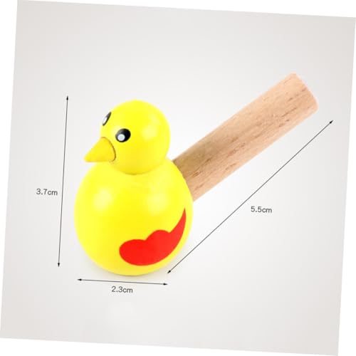 Toyvian 20 Stück Teiliges Holzpfeifen für Bunte Vogelpfeifen Lustige Musikpfeifen für Kindergarten Kreatives Vogel flöten Instrument Geschenk für Jungen und Mädchen Zufällige Farbe von Toyvian