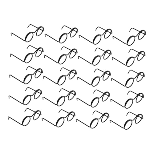 Toyvian 20 Stück Teiliges Miniaturbrillen für Puppen Metallische Runde Rahmenlose Brillen für Puppenzubehör und Kreative Bastelideen für Andere Puppen Toyvian 20 Stück Teiliges Miniaturbrillen für Puppen Metallische Runde Rahmenlose Brillen für Puppenzubehör und Kreative Bastelideen für Andere Puppen von Toyvian