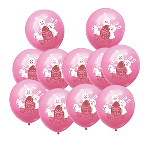 Toyvian 20 Stück Zubehör Für Die Osterparty Aufblasbarer Ballon Riesig Hallo Luftballons Für Kinderpartys Hase Ballon Hasenornament Hasenballon Dekorationen Ballons Mit Kaninchendruck Rosa Toyvian 20 Stück Zubehör Für Die Osterparty Aufblasbarer Ballon Riesig Hallo Luftballons Für Kinderpartys Hase Ballon Hasenornament Hasenballon Dekorationen Ballons Mit Kaninchendruck Rosa von Toyvian