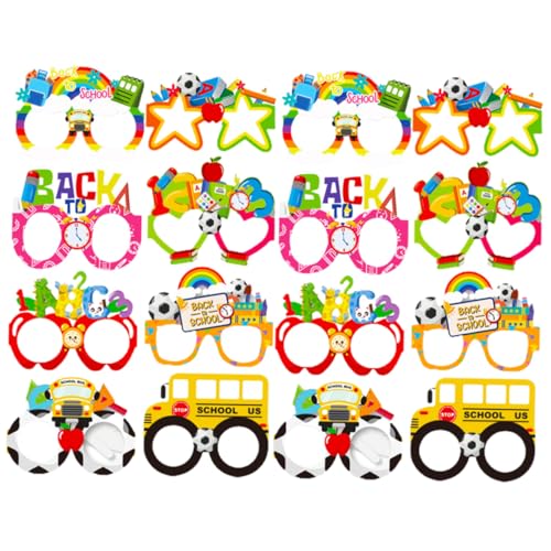 Toyvian Stück Kreative Papierbrillen für Rückkehr zur Schule Party Dekorationen und Fotorequisiten für Kindergarten und Vorschule und Lustige Accessoires für Feiern Toyvian Stück Kreative Papierbrillen für Rückkehr zur Schule Party Dekorationen und Fotorequisiten für Kindergarten und Vorschule und Lustige Accessoires für Feiern von Toyvian