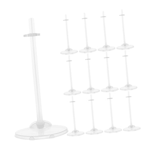 Toyvian 24 Stück Puppenständer Stützständer Für Puppen Spielzeugständer Actionfigurenhalter Action-Figuren-präsentationsständer Puppenanzeige Puppe Steht Zur Anzeige Transparent Plastik Toyvian 24 Stück Puppenständer Stützständer Für Puppen Spielzeugständer Actionfigurenhalter Action-Figuren-präsentationsständer Puppenanzeige Puppe Steht Zur Anzeige Transparent Plastik von Toyvian