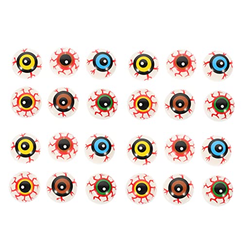 Toyvian 24 Stück Teiliges Bunte Halloween Deko Bouncy Eyeball Spielzeuge Farbige Elastische Hohlaugen mit Realistischer Aderung Gruselige Party Deko für Kindergeburtstag und Halloween Fest Toyvian 24 Stück Teiliges Bunte Halloween Deko Bouncy Eyeball Spielzeuge Farbige Elastische Hohlaugen mit Realistischer Aderung Gruselige Party Deko für Kindergeburtstag und Halloween Fest von Toyvian