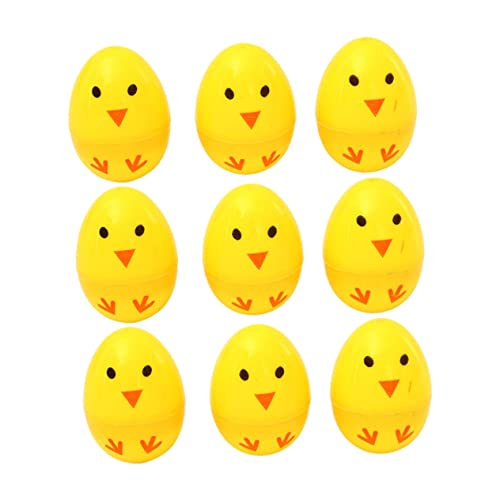 Toyvian 24 Stücke Küken Druck Eier Ostern Füllstoffe Für Kinder Ostern Dekorationen Öffnen Eier Für Party von Toyvian