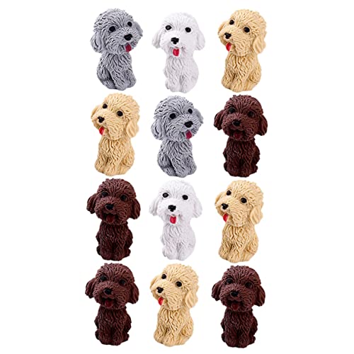 Toyvian 24st Welpe Radiergummi Hund Figuren 3d-tier-radiergummi Radiergummi Für Kleinkinder Radiergummi Auseinanderziehen Radiergummis Für Welpen Hunde Stifte Karikatur Preisbox Student von Toyvian