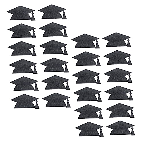 Toyvian 24stücke Graduationsaufkleber Selbstklebende Schwarze Aufkleber Form Von Absolventenhüten Für Party-Dekorationen Wasserfeste Sticker Für Tassen Kuchen Und Toyvian 24stücke Graduationsaufkleber Selbstklebende Schwarze Aufkleber Form Von Absolventenhüten Für Party-Dekorationen Wasserfeste Sticker Für Tassen Kuchen Und von Toyvian