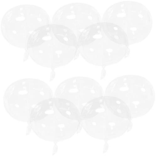 Toyvian 25St Bobo-Ballonfüllung klarer Bobo-Ballon Luftballons Packpapier Blumenverpackung Ball zum Einwickeln von Blumen Riese Zubehör Blumenarrangement Strauß Geschenkpapier Sport von Toyvian