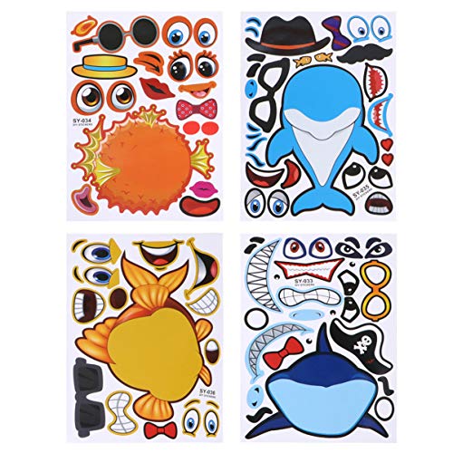 Toyvian 25blätter Meereslebewesen Aufkleber Kreative Mix Und Sticker Für Junge Mädchen Bastelprojekt Und Partygeschenke Designs Mit Bögen Pro Muster Spaß Für Jedes Alter Toyvian 25blätter Meereslebewesen Aufkleber Kreative Mix Und Sticker Für Junge Mädchen Bastelprojekt Und Partygeschenke Designs Mit Bögen Pro Muster Spaß Für Jedes Alter von Toyvian