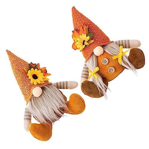 Toyvian 2St Herbst-Ernte-Zwerg-Ornament Erntefest-Zwergpuppe Tür Urlaub Girlande wichtelpuppe weihnachtspräsente Beanie Thanksgiving-Tischdekoration Herbstzwerg Deko PP Baumwolle Toyvian 2St Herbst-Ernte-Zwerg-Ornament Erntefest-Zwergpuppe Tür Urlaub Girlande wichtelpuppe weihnachtspräsente Beanie Thanksgiving-Tischdekoration Herbstzwerg Deko PP Baumwolle von Toyvian
