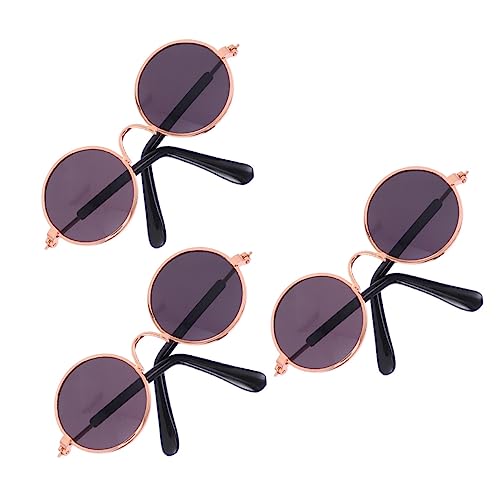 Toyvian 2St Mini-Brille Retro-Sonnenbrille Puppenzubehör Haustier Sonnenbrille Träger tierkostüme Puppen Kleidung Photo Hund Brille Puppe Sonnenbrille Requisiten Kunststoff Black Toyvian 2St Mini-Brille Retro-Sonnenbrille Puppenzubehör Haustier Sonnenbrille Träger tierkostüme Puppen Kleidung Photo Hund Brille Puppe Sonnenbrille Requisiten Kunststoff Black von Toyvian