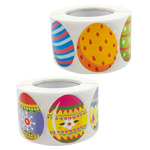 Toyvian 2rollen Osteraufkleber Für Kreative Dekoration Selbstklebende Farbige Eier-Sticker Für Ostern Basteln Scrapbooking Und Party-Dekoration Für Familienfeiern Toyvian 2rollen Osteraufkleber Für Kreative Dekoration Selbstklebende Farbige Eier-Sticker Für Ostern Basteln Scrapbooking Und Party-Dekoration Für Familienfeiern von Toyvian