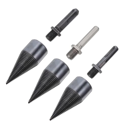 Toyvian 3 Stück Brennholz-Artefakt Splitterbohrer Holzbearbeitung Kegelbohrer Bohrer Stahl für Schneiden Brennholzspalter-Bohrer Hochgeschwindigkeitsstahl Black Toyvian 3 Stück Brennholz-Artefakt Splitterbohrer Holzbearbeitung Kegelbohrer Bohrer Stahl für Schneiden Brennholzspalter-Bohrer Hochgeschwindigkeitsstahl Black von Toyvian