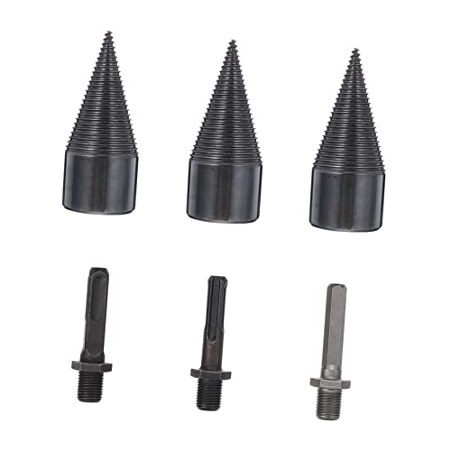 Toyvian 3 Stück Brennholz-Artefakt für Bohrer Stahl Kegelbohrer Holzbearbeitung Schneiden Holzspalter Splitterbohrer Hochgeschwindigkeitsstahl Black Toyvian 3 Stück Brennholz-Artefakt für Bohrer Stahl Kegelbohrer Holzbearbeitung Schneiden Holzspalter Splitterbohrer Hochgeschwindigkeitsstahl Black von Toyvian