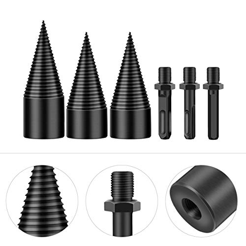 Toyvian 3 Stück Brennholz-artefakt Schlüssel Pflicht Für Konisch Holzbearbeitung Gartenbohrer Teilt Brennholzspalter Kegelbohrer Black Hochgeschwindigkeitsstahl Toyvian 3 Stück Brennholz-artefakt Schlüssel Pflicht Für Konisch Holzbearbeitung Gartenbohrer Teilt Brennholzspalter Kegelbohrer Black Hochgeschwindigkeitsstahl von Toyvian