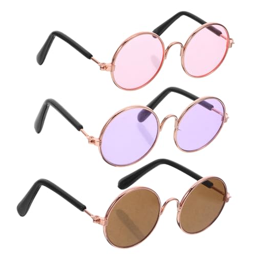 Toyvian 3 Stück dekorative Brille Puppenbrille aus Draht Mini-Brillenspielzeug kleine Puppenbrille Puppen-Bastelzubehör Miniaturbrille für Puppe kleine Brille für Puppe Metall Toyvian 3 Stück dekorative Brille Puppenbrille aus Draht Mini-Brillenspielzeug kleine Puppenbrille Puppen-Bastelzubehör Miniaturbrille für Puppe kleine Brille für Puppe Metall von Toyvian