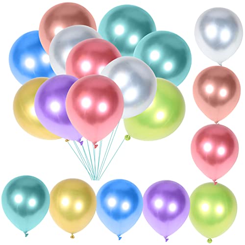 Toyvian 300 Stk Ballon Party Masse Ornamente Metalldekor Layout-requisiten Für Geburtstagsfeiern Geburtstagsversorgung Dekorationen Für Geburtstagsfeiern Emulsion Geburtstag Liefert von Toyvian