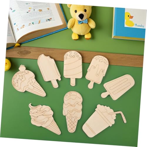 Toyvian 32 Stück Teiliges Unbehandelte Holz Eiscreme Formen zum Bemalen Glatte Splitterfreie Holzstücke für Diy für Familienaktivitäten Sommerparty Deko und Kreatives Malen Toyvian 32 Stück Teiliges Unbehandelte Holz Eiscreme Formen zum Bemalen Glatte Splitterfreie Holzstücke für Diy für Familienaktivitäten Sommerparty Deko und Kreatives Malen von Toyvian