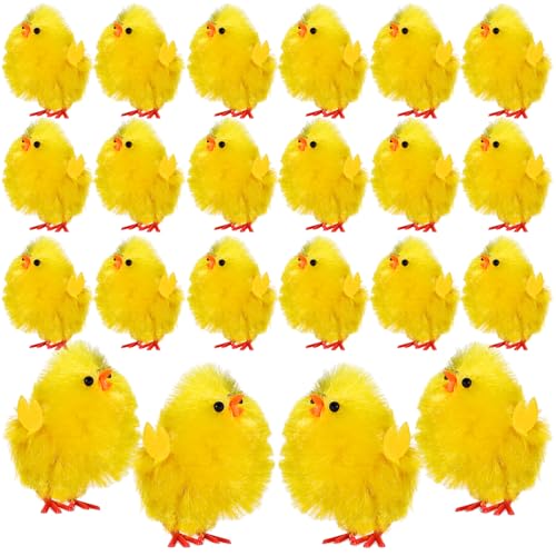 Toyvian 36 Stück Deko Küken Großer Hühnerstall Geflochtener Wandkorb Küken Verzierungen Osterküken Dekorationen Mini Aufwickelteil Mini Küken Chemiefaser Und Kunststoff von Toyvian