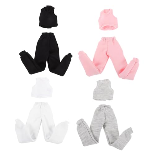 Toyvian 4 Sätze Teilige Puppenkleidung Sommer Set mit Sportweste und Hose für Puppen Austauschbare Kleidung für Kreatives Rollenspiel und Vielseitiges Ankleiden Toyvian 4 Sätze Teilige Puppenkleidung Sommer Set mit Sportweste und Hose für Puppen Austauschbare Kleidung für Kreatives Rollenspiel und Vielseitiges Ankleiden von Toyvian