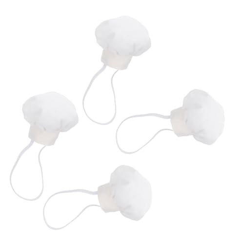 Toyvian 4 Stück Miniatur-Puppenhüte zum Basteln, 10–15 cm, für Puppen, winzige Küchen- und Catering-Kochhüte für Kinder, Heimküche, Backen, Partygeschenke, kreative DIY-Projekte Toyvian 4 Stück Miniatur-Puppenhüte zum Basteln, 10–15 cm, für Puppen, winzige Küchen- und Catering-Kochhüte für Kinder, Heimküche, Backen, Partygeschenke, kreative DIY-Projekte von Toyvian