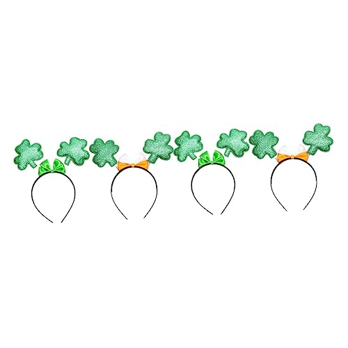 Toyvian 4 Stück Stirnband Dreiblättriges Stirnband Mädchenstirnbänder Stirnbandschleife Haarband Haarschmuck Mit Kleeblatt Kinderhaaraccessoires Für Mädchen Party Stoff Green Toyvian 4 Stück Stirnband Dreiblättriges Stirnband Mädchenstirnbänder Stirnbandschleife Haarband Haarschmuck Mit Kleeblatt Kinderhaaraccessoires Für Mädchen Party Stoff Green von Toyvian