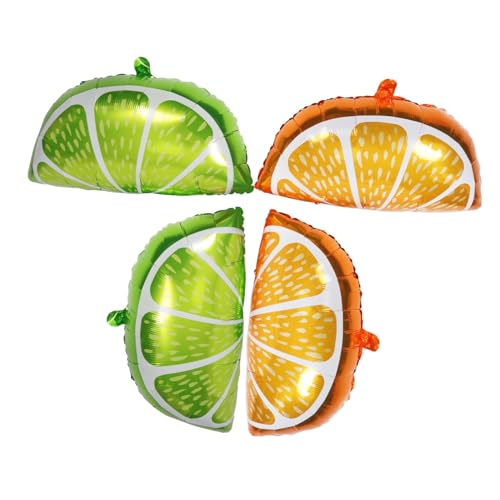 Toyvian 4 Stück Teiliges Aluminiumfolie Obst Luftballon Große Orange und Zitrone Ballons Wiederverwendbar Tropische Geburtstagsdeko für Hawaii Party und Kindergeburtstag Toyvian 4 Stück Teiliges Aluminiumfolie Obst Luftballon Große Orange und Zitrone Ballons Wiederverwendbar Tropische Geburtstagsdeko für Hawaii Party und Kindergeburtstag von Toyvian