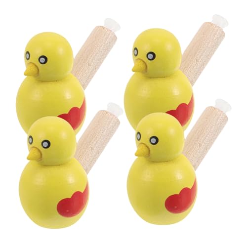 Toyvian 4 Stück Teiliges Holzpfeifen in Vogel Form Natürliche Klangpfeifen aus Holz für Lustige Vogelgeräusche Partyspielzeug für Mädchen und Jungen Gelb Robust und Melodiös Toyvian 4 Stück Teiliges Holzpfeifen in Vogel Form Natürliche Klangpfeifen aus Holz für Lustige Vogelgeräusche Partyspielzeug für Mädchen und Jungen Gelb Robust und Melodiös von Toyvian