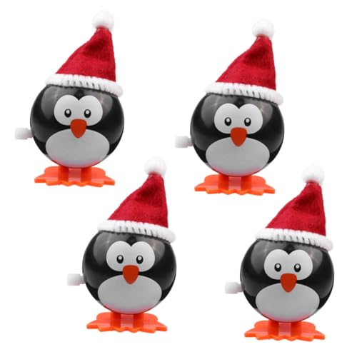 Toyvian 4 Stück Teiliges Weihnachts Spielzeugset mit Aufziehbarem Niedlicher Pinguin mit Hut Lustiges für Tragbar Ungiftig als Party Mitgebsel Toyvian 4 Stück Teiliges Weihnachts Spielzeugset mit Aufziehbarem Niedlicher Pinguin mit Hut Lustiges für Tragbar Ungiftig als Party Mitgebsel von Toyvian
