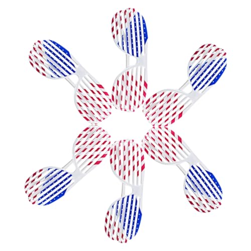 Toyvian 4 Stück Teiliges in Hutform Leichtes Bequemes Stirnband mit Amerikanischer Flagge für Party Geburtstag Karneval und Festliche Verkleidung Niedliches Accessoire für Mädchen von Toyvian