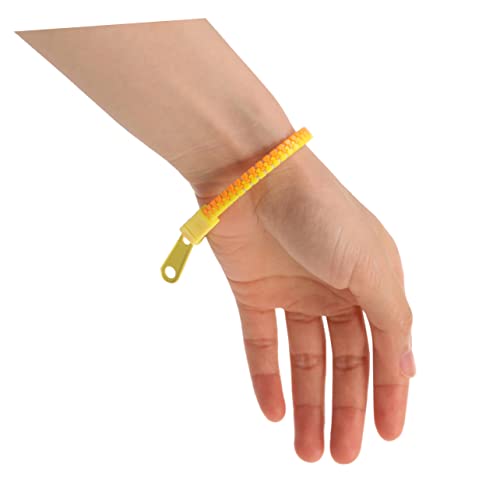 Toyvian 4 Stück Zipper Armbänder Freundschaftsarmbänder für Party Stress Zufällige Farben Zufällige Farbe von Toyvian