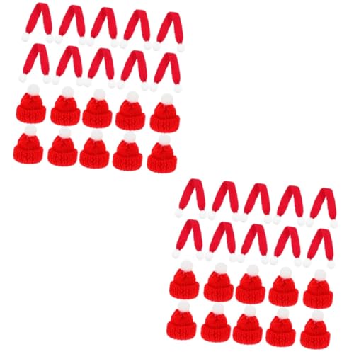 Toyvian 40 STK Mini-Mütze Weihnachten DIY Bastelbedarf Miniatur-Weihnachtsmütze Weihnachtsschal weihnachtsbaumdeko weihnachtsbäume geschmückt Weihnachtsfeier liefert Mini-Schal Strickgarn Toyvian 40 STK Mini-Mütze Weihnachten DIY Bastelbedarf Miniatur-Weihnachtsmütze Weihnachtsschal weihnachtsbaumdeko weihnachtsbäume geschmückt Weihnachtsfeier liefert Mini-Schal Strickgarn von Toyvian
